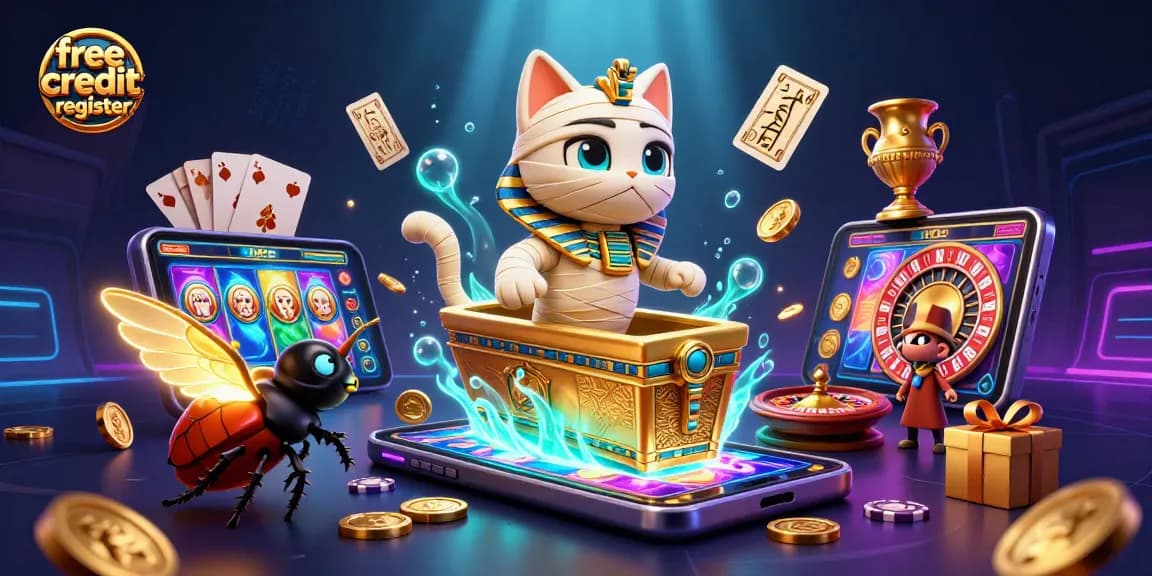 Engage with free credit register by playing vibrant slot games and winning exciting rewards!