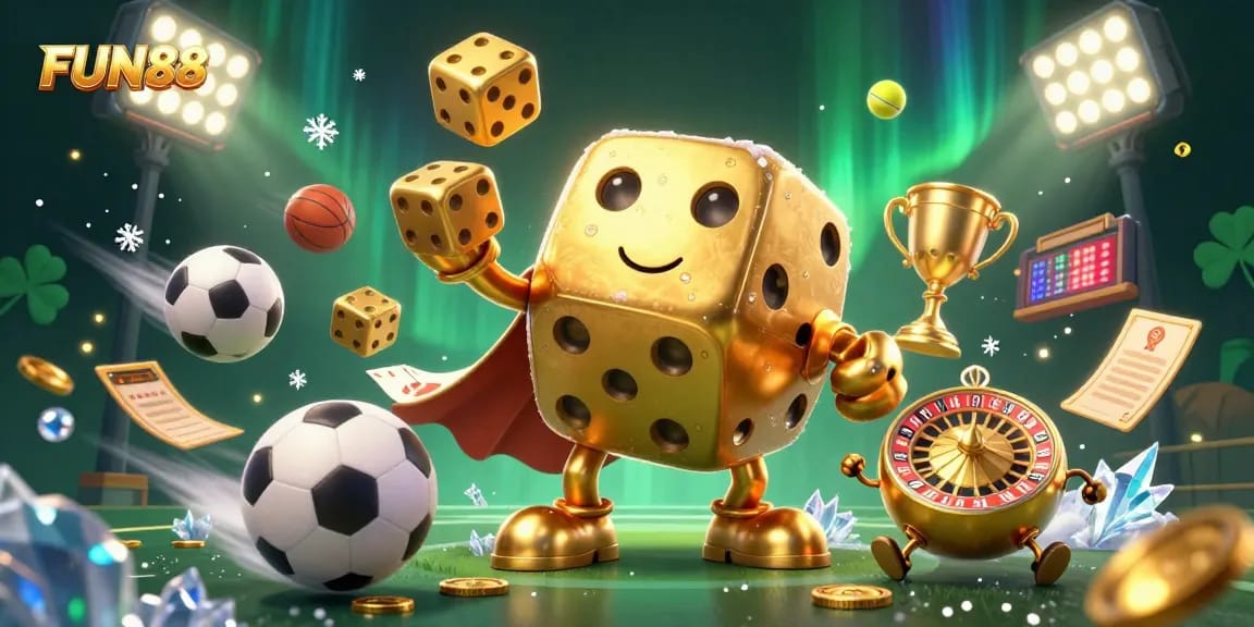 Experience compelling gaming excitement with FUN88's vibrant visuals and dynamic betting elements.