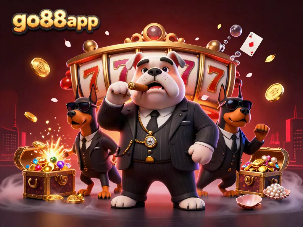 Experience thrilling gaming with go88app featuring vibrant characters among slot game elements.