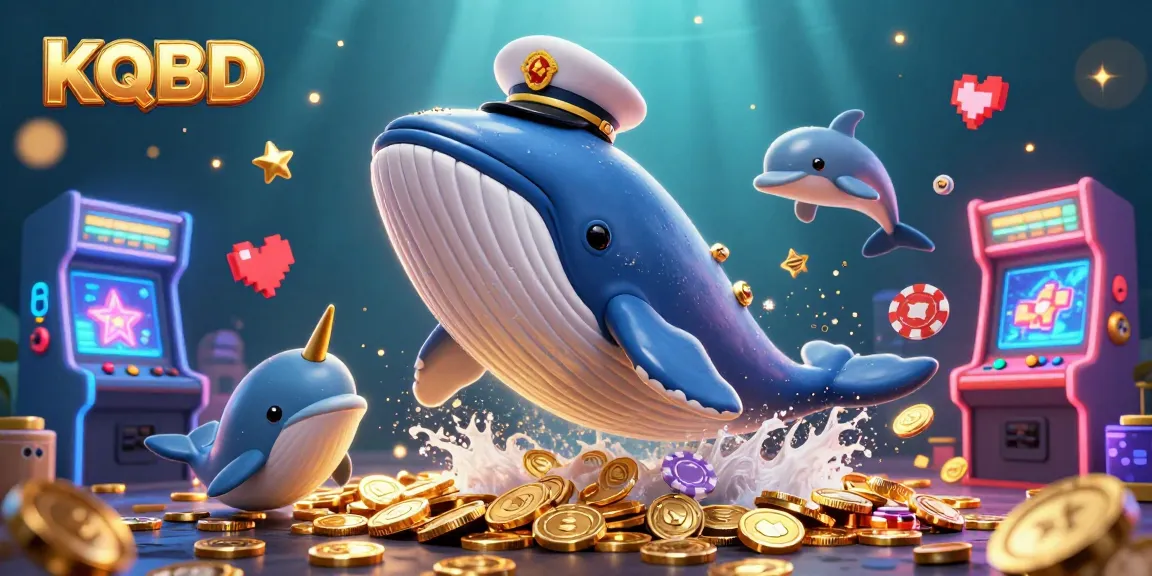 Engage with KQBD's vibrant visualization of exciting betting ideas with whale and dolphins.