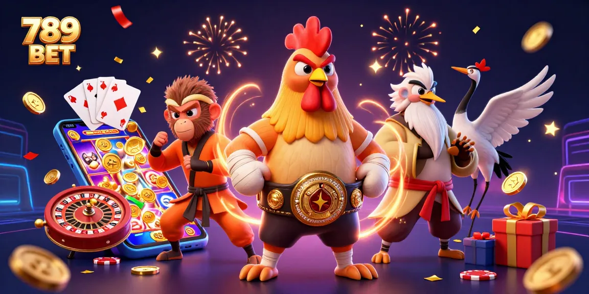 Join the excitement at 789 BET with dynamic casino elements and engaging characters.