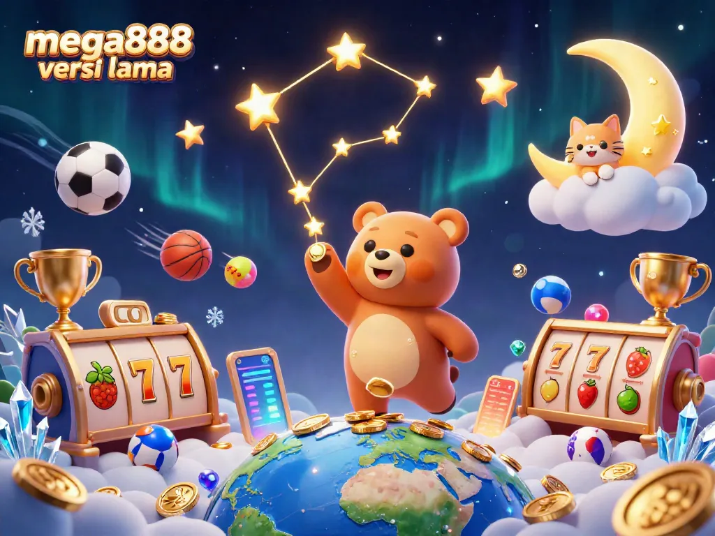 Scoop coins with mega888 versi lama in a rich 3D casino world filled with games and rewards.