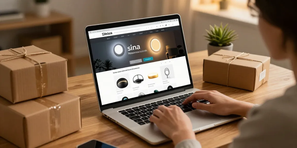 Sina magnetica lighting solutions displayed in an online shopping setting, showcasing best deals for buyers on e-commerce platform.