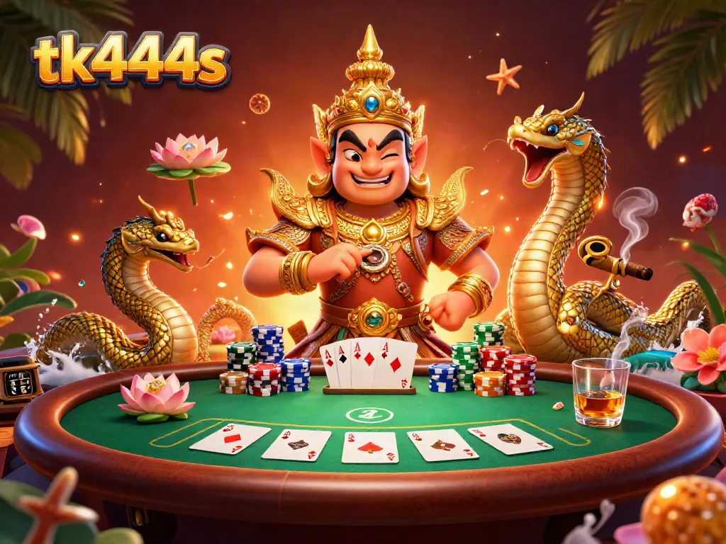Experience thrilling gameplay at tk444s with friendly Thai guardians and vibrant poker action.