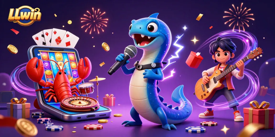 Experience thrilling gameplay action at LLwin with vibrant characters and dynamic casino elements.